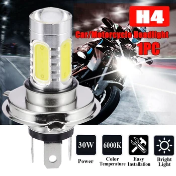 

H4 9003 6000K High Power COB LED Bulb White Hi/Low Beam Car Motorcycle Headlight