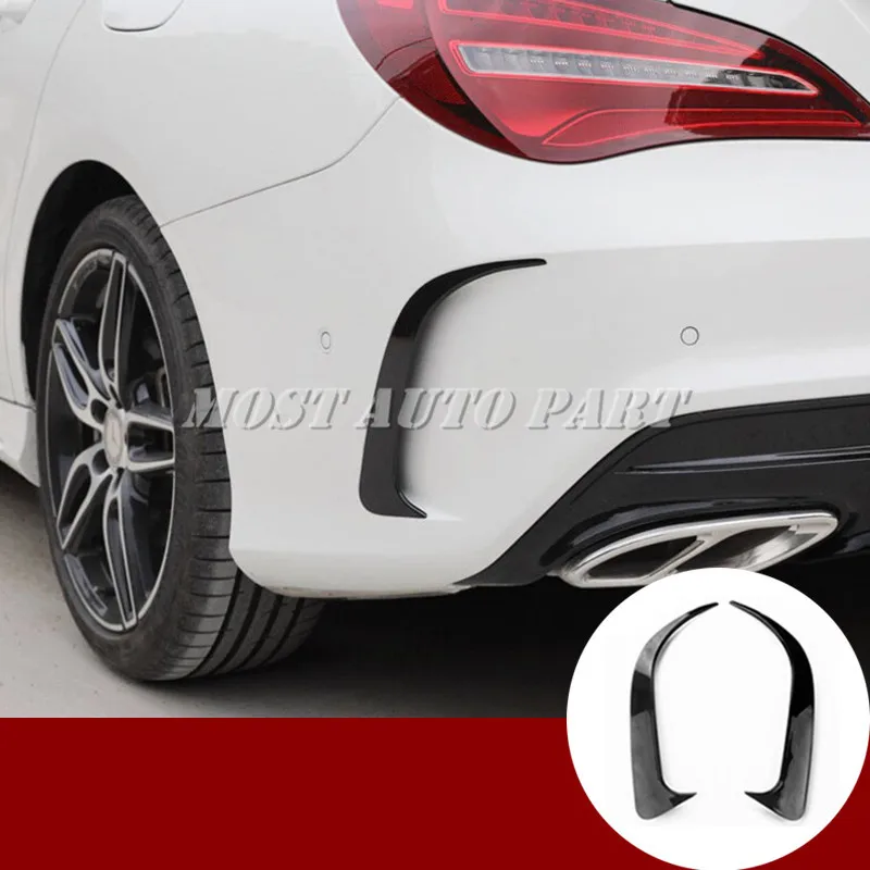 Черный спойлер заднего бампера накладка на вентиляционное отверстие для Benz CLA C117