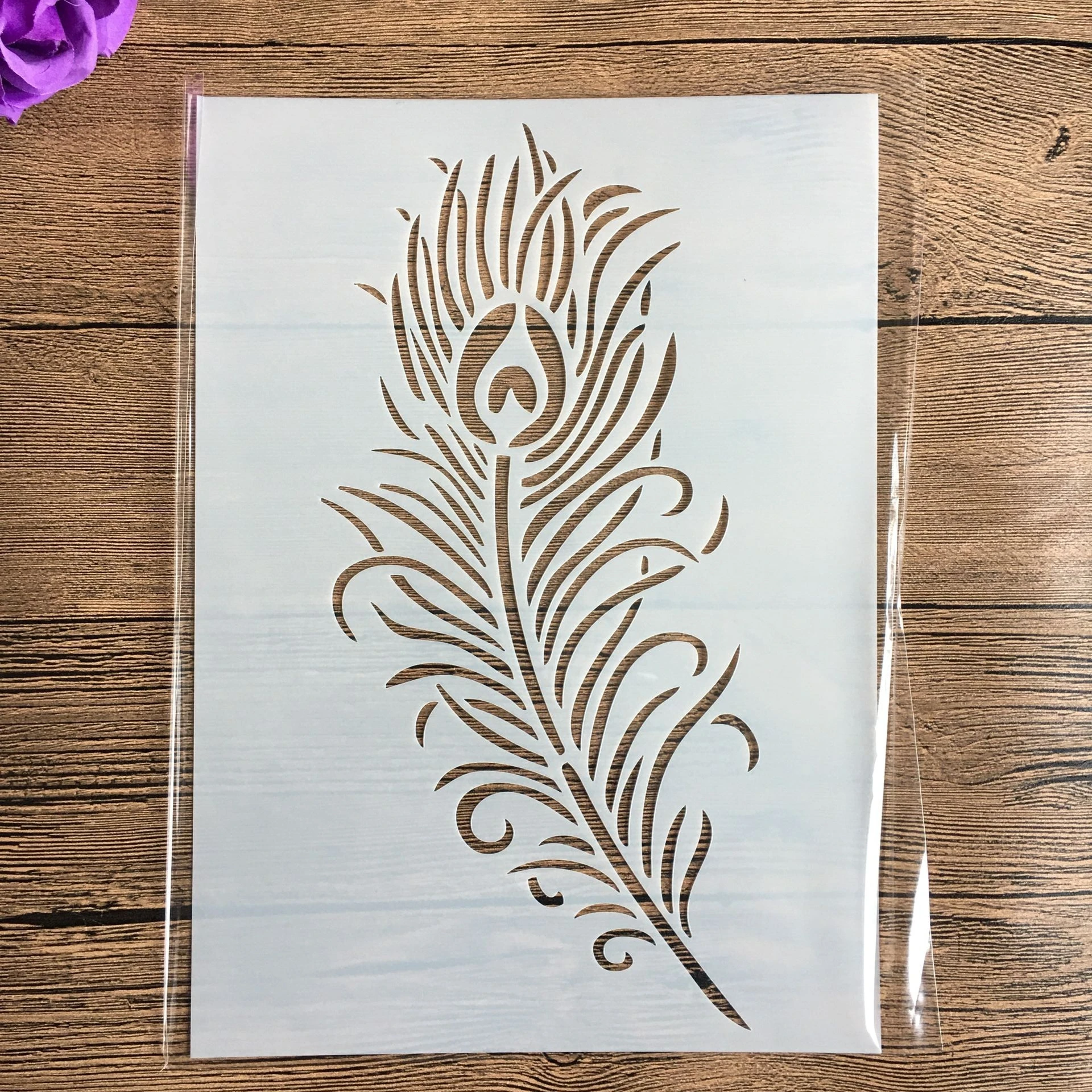 JSRQT 7 Piezas Plantillas de Dibujo Pluma de Mandala Stencil