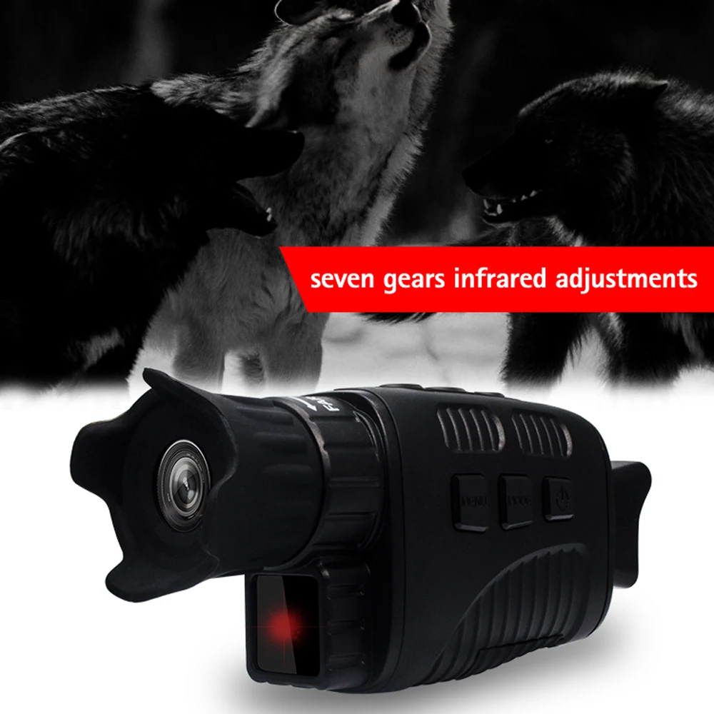 En venta Dispositivo de visión nocturna infrarroja de alta definición, cámara Monocular de visión nocturna, telescopio Digital para exteriores con uso Dual de día y noche dV5DlaRx3