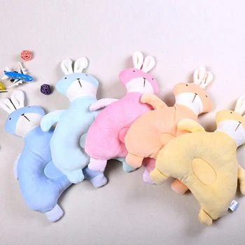 

Cartoon Rabbit Newborn Baby Concave Shaping Pillow Breathable Stereo Protect Head Baby Pillow Newborn Soft Pillows