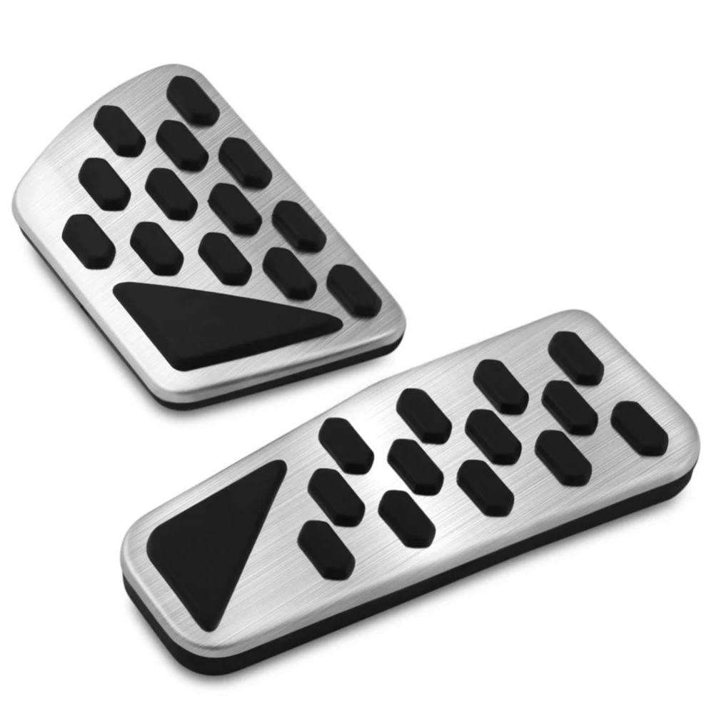 2PCS Car Pedal cover Gas Automatic Brake Pedal Cover for Jeep Wrangler JL 2018 2019 Punch free