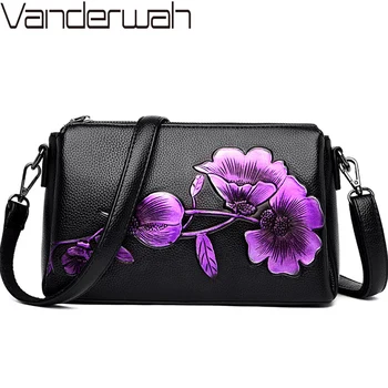 

3 Main Bag Winter New Lucky Flower Luxury Handbags Women Bags Designer Ladies Crossbody Shoulder Hand Bags For Women Sac A Main