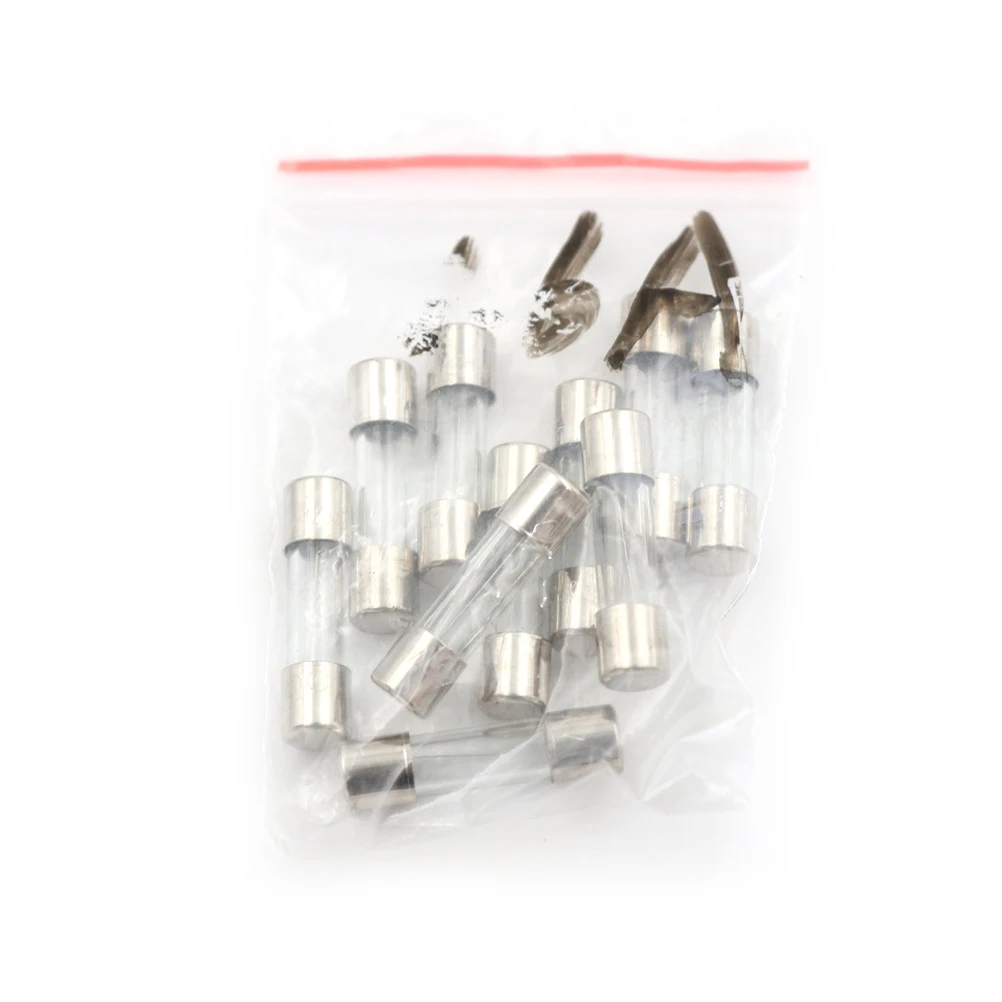 

10pcs/lot 1.6A T1.6A 250V New Slow Blow 1.6Amps Glass Tube Fuse 5mm x 20mm