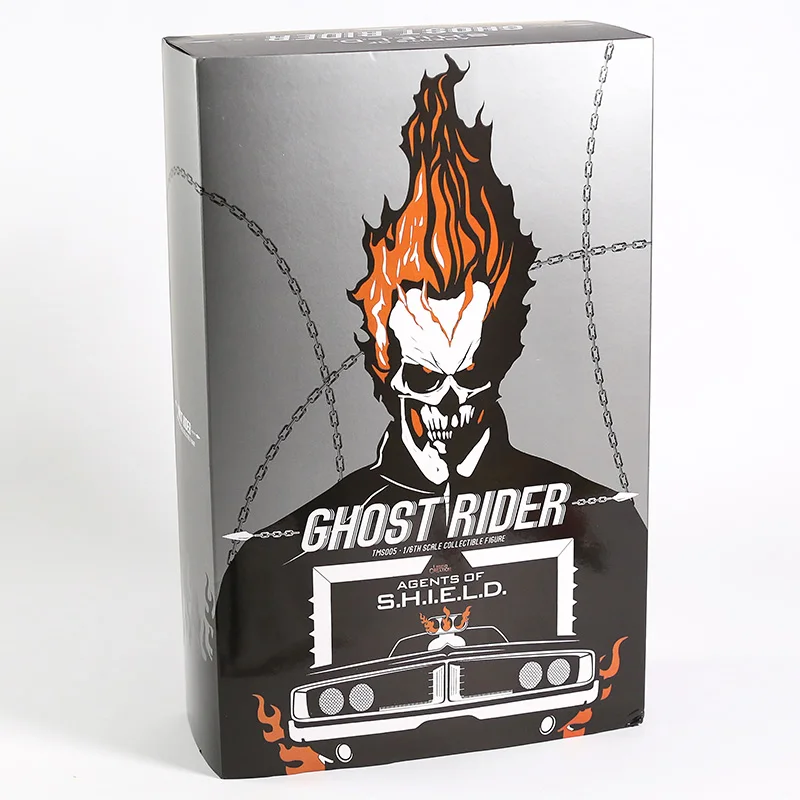 Агенты Щ. И. Т. Ghost Rider robero Reyes ПВХ фигурка с светодиодный Коллекционная модель игрушки