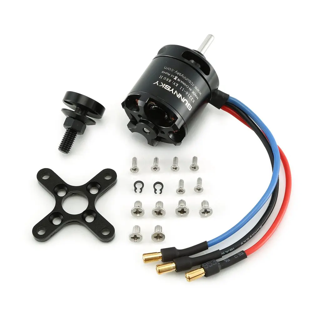 1 шт. SunnySky X2216 2216 880KV 1100KV 1250KV 1400KV II Outrunner бесщеточный двигатель для RC моделей 3D