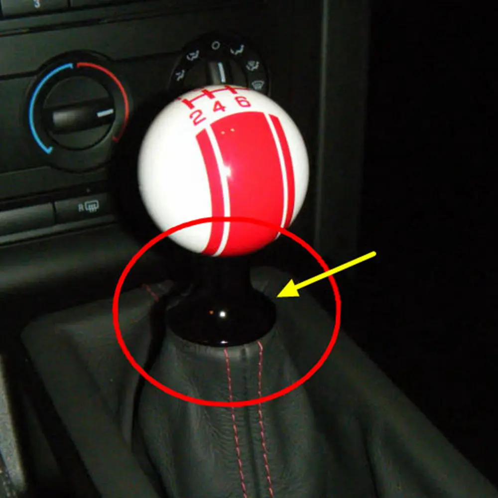 M12X1.25,Polished Multicolor Shift Knob Boot Retainer for Gear Shifter Lever