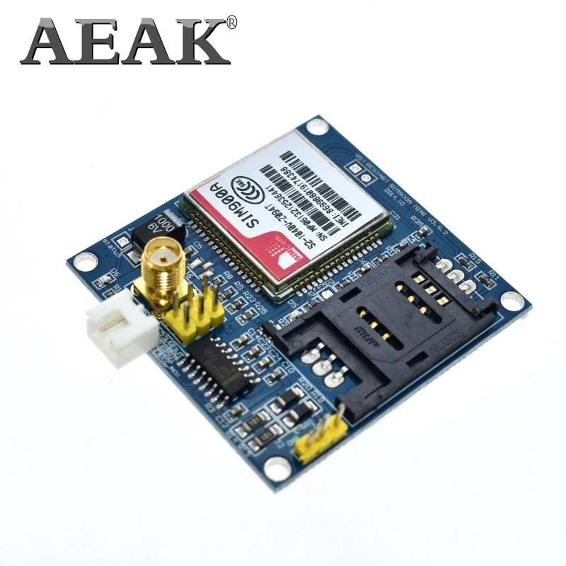 AEAK SIM900A SIM900 MINI V4.0 модуль беспроводной передачи данных GSM GPRS комплект платы с