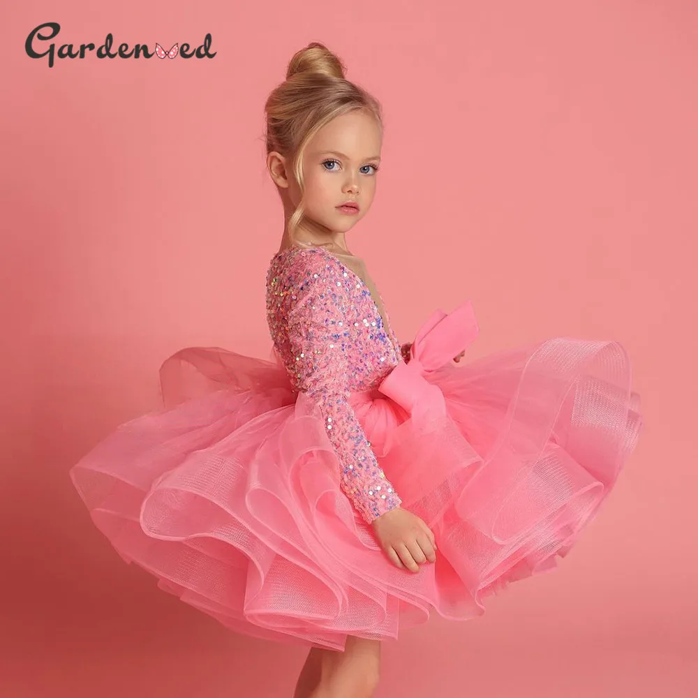 Baby Girls Dress 1st Birthday Party Wedding Dress | Party Dress Baby Girl  Princess - Dresses - Aliexpress