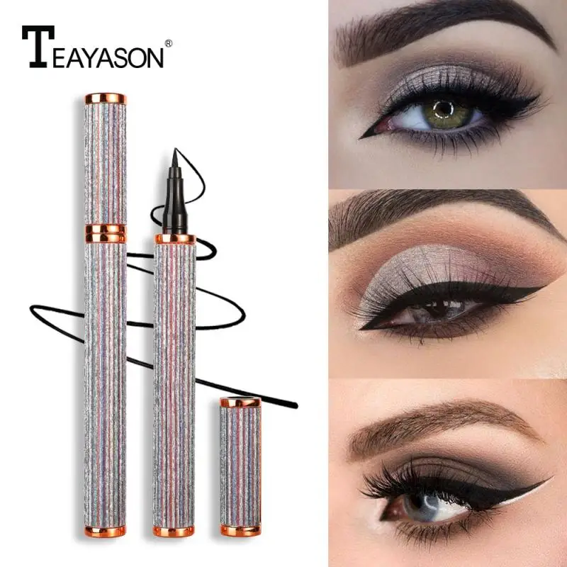 Waterproof Eyeliner Liquid Black Long Lasting Non-staining Eye Makeup Tool Pencil Stamp TSLM1 |