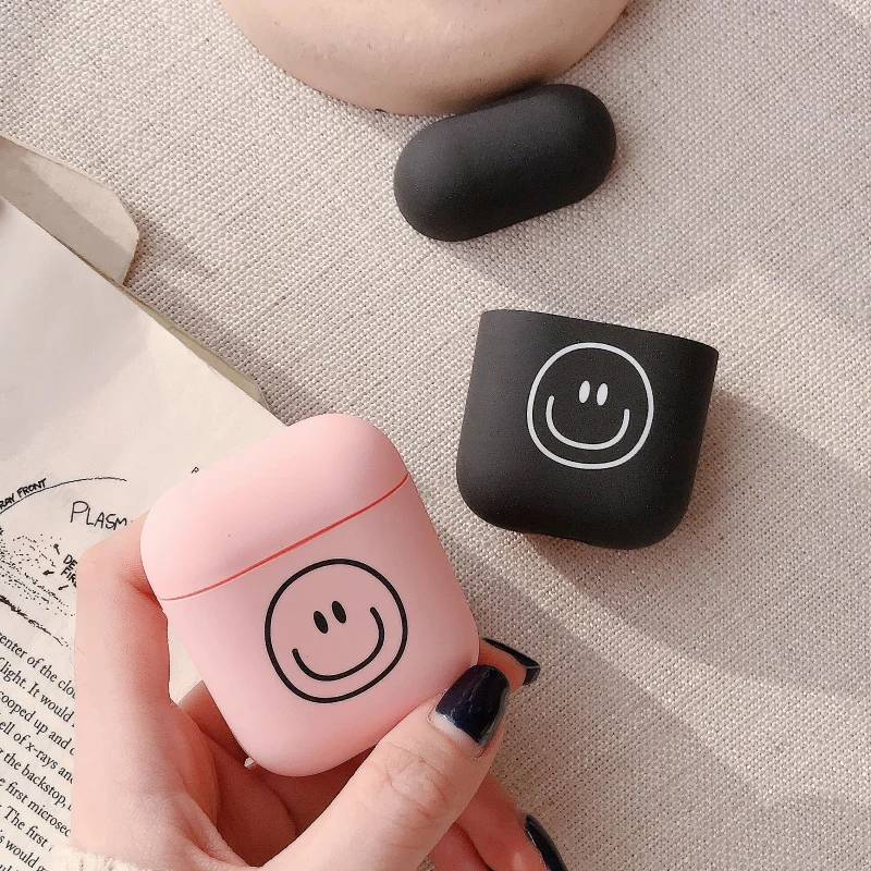 Жесткий чехол с милыми рисунками для влюбленных AirPods защитный жесткий Bluetooth