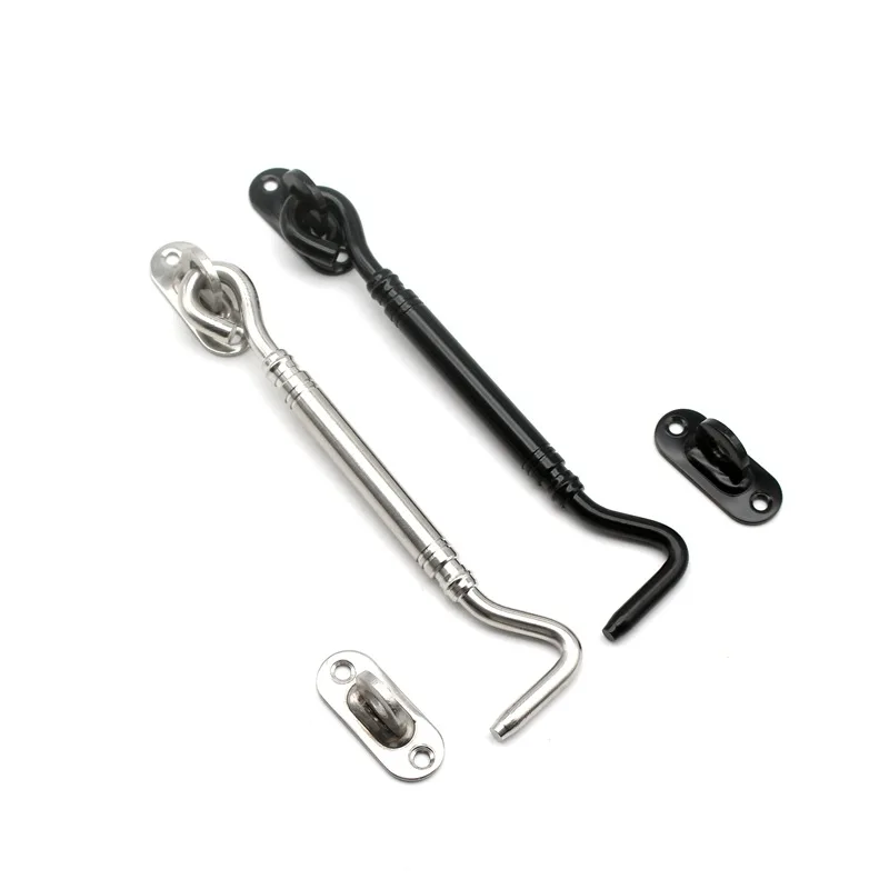 Door Latch Thickened Stainless Steel Door Swivel Window Holder Wind Hook Nail Hook Cabinet With Screws door latch