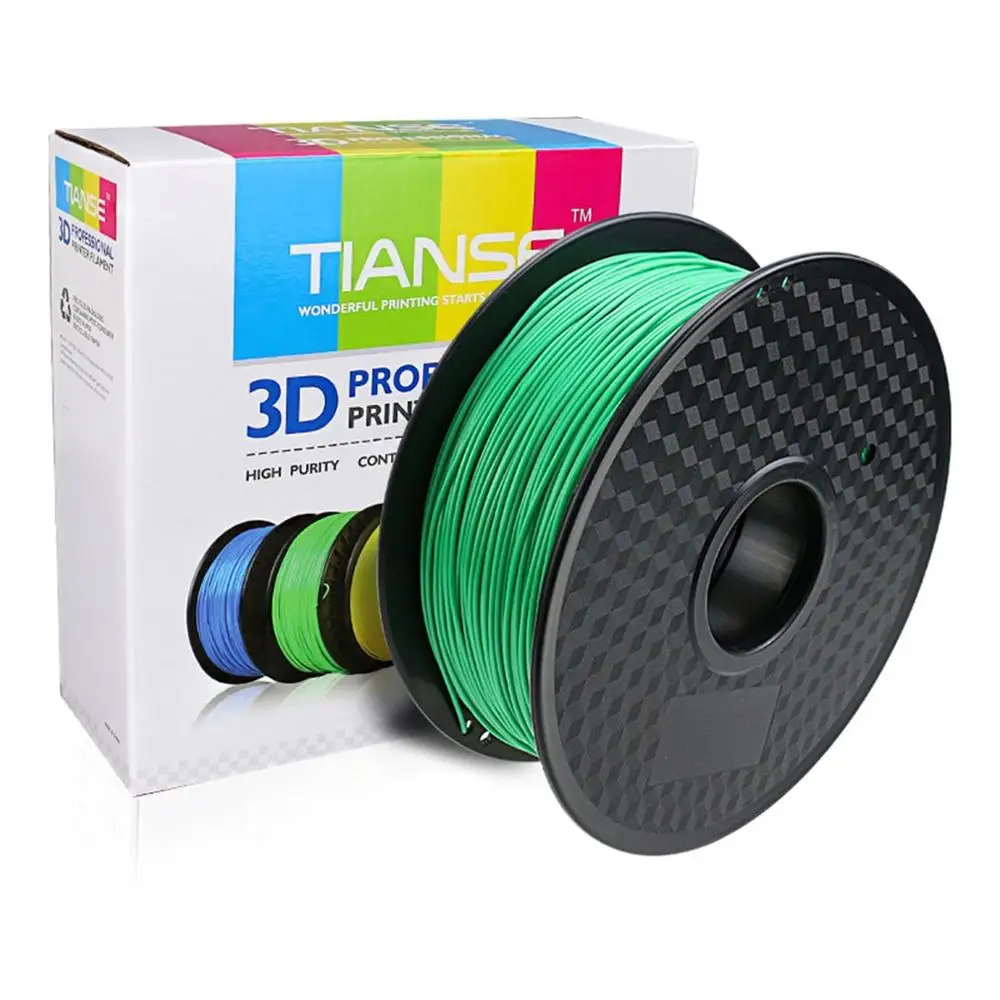 Зеленый TIANSE 3D поставки PLA 1,75 мм 3d принтер Материал s Печатные Линии 3D печатные материалы для промышленного медицинского образования материал - Цвет: Зеленый