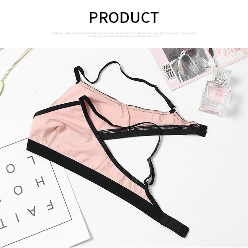 Perfering нижнее белье сексуальный бюстгальтер Se Bralette ультратонкий бюстгальтер без косточек глубокий v-образный вырез Соблазнительный комплект нижнего белья BH женский дропшоппинг
