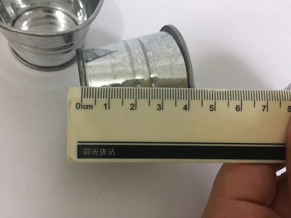 100 шт./лот D5xH4CM Ностальгический Металлический Подстаканник для свадебных конфет оцинкованные ведра для вечерние