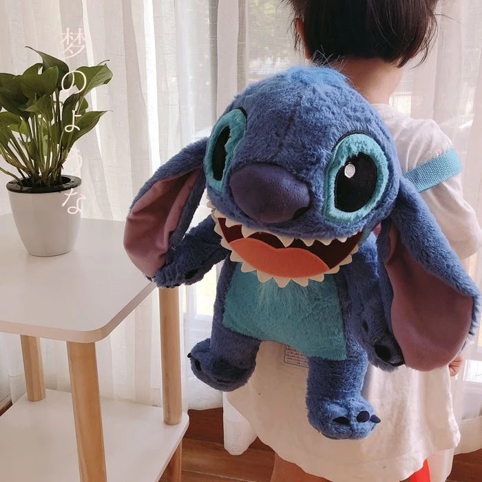 stitch plush backpack