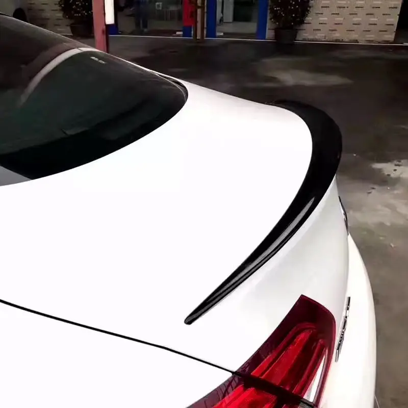 Автомобильный спойлер из углеродного волокна для Mercedes Benz C Class W205 Coupe+ черное украшение в виде хвостового крыла для c180 c200 c220 c250 c300