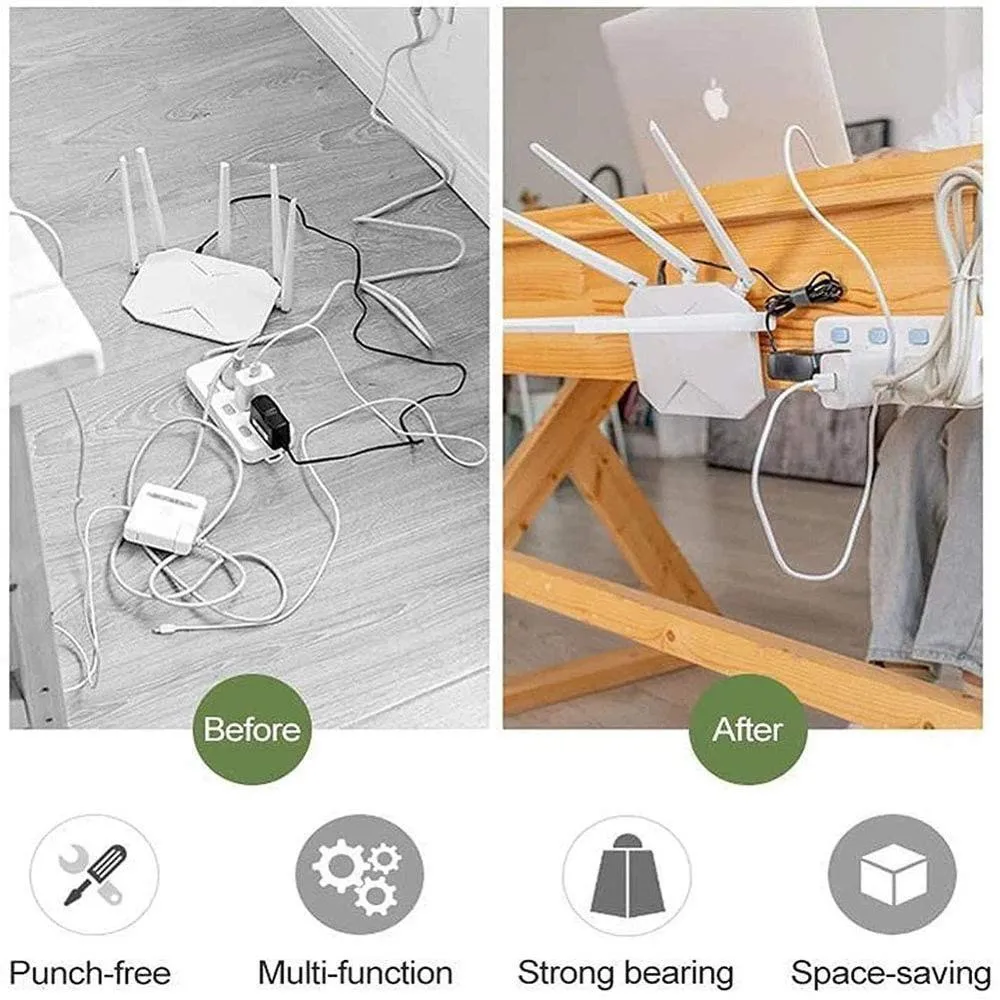 Versatile Double-Sided Adhesive Wall Hooks