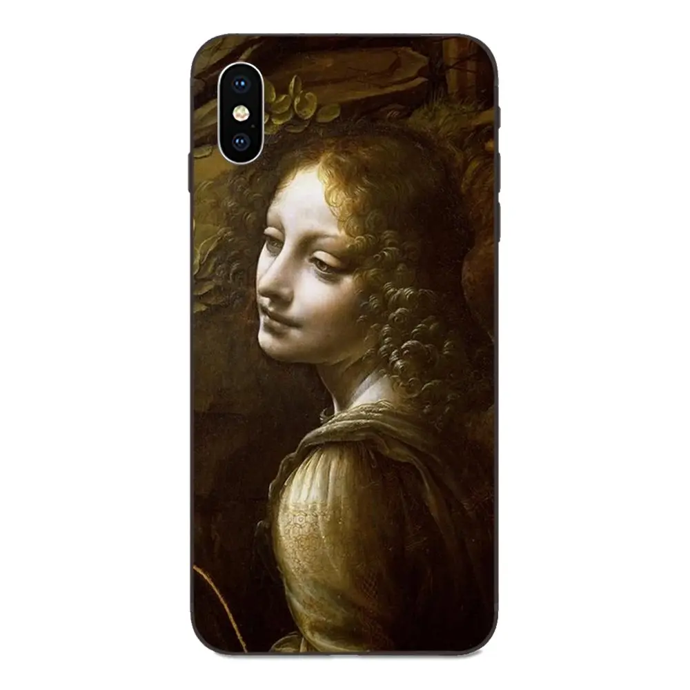 Леонардо да Винчи произведения искусства и Мона Лиза для Galaxy A8 A9 звезды