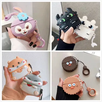 

3D Earphone Case For Airpods Pro Case Silicone Milk Bubble Tea Cartoon Headphone/Earpods Cover For Apple Air pods Pro 3 Case