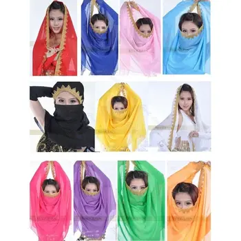 

11 Color Belly Dance Dancing Costume Chiffon Shawl Veil Scarf Dance Wear