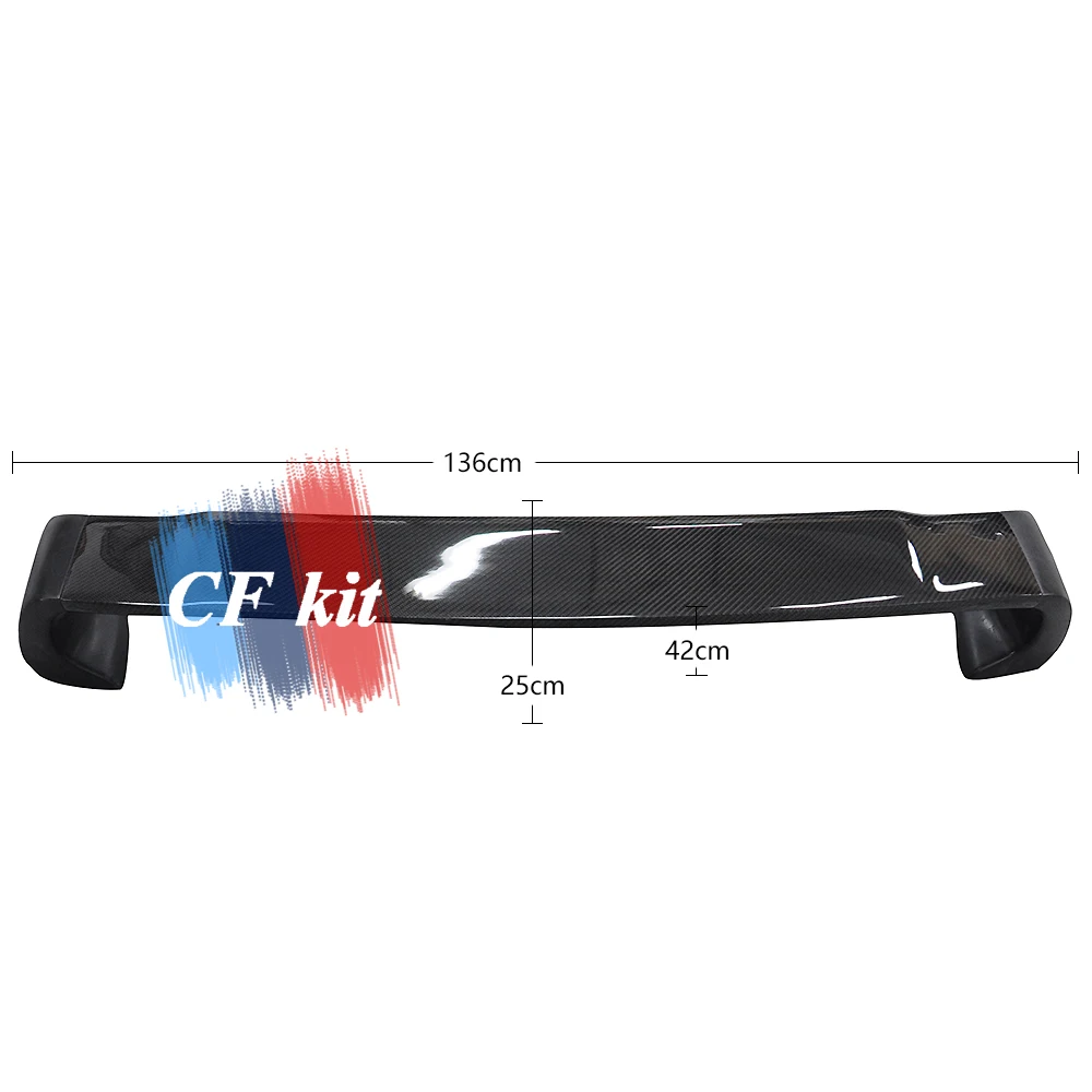 CF комплект из настоящего углеродного волокна+ FRP крыло для Honda CIVIC 2006-2009 4DR TR стиль задний спойлер автомобильный Стайлинг