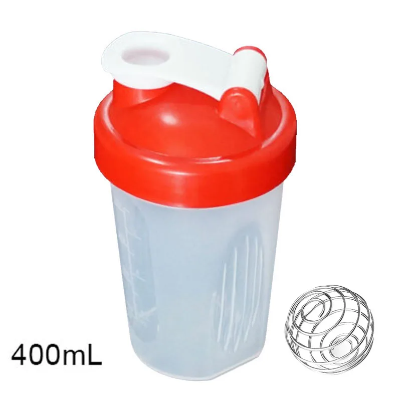 as show 400/600ml протеин смешивание порошка чашки запаянный герметичный шейкер с перемешивающий шарик B2Cshop - Цвет: as show