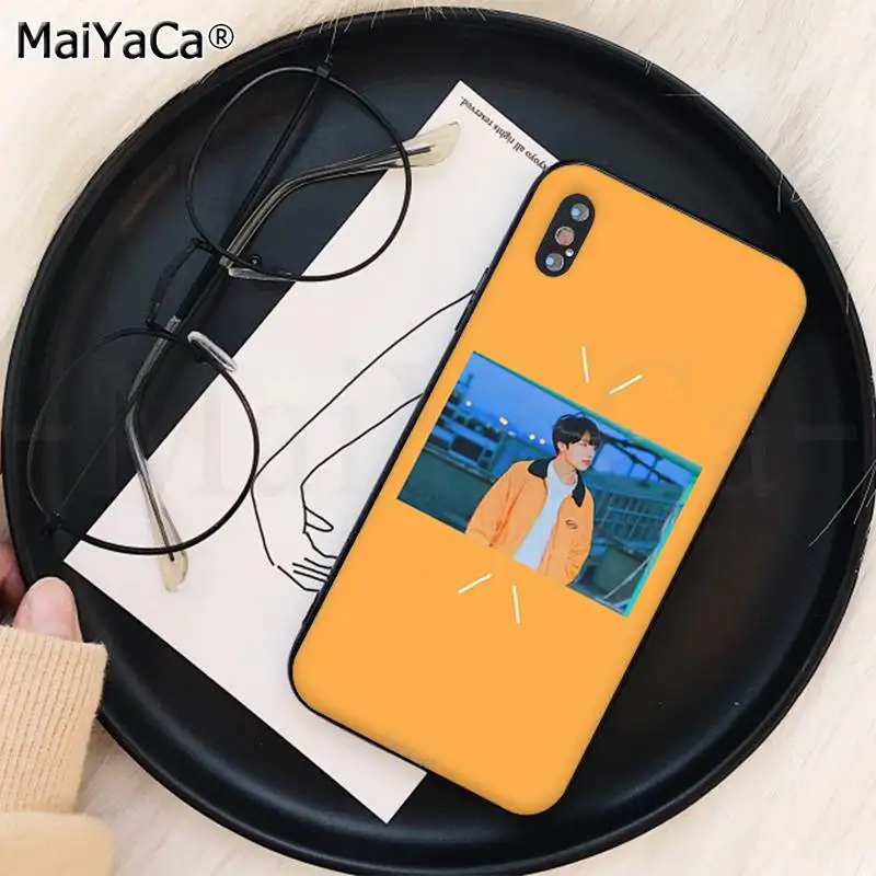 A12 MaiYaCa KPOP Euphoria Jungkook мягкий черный чехол для телефона для iPhone 11 pro XS MAX 8 7 6 6S Plus X 5 5S SE XR чехол - Цвет: A12