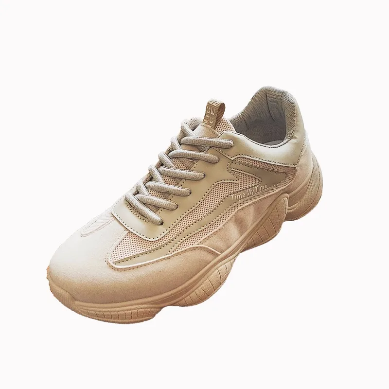 Men's Casual Shoes Solid Colour All-match Leisure Sneakers Men Trendy High Quality White Deodorant Footwear Chic V11-15