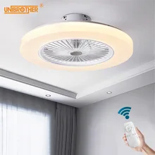 Потолочный вентилятор, светильник для гостиной, спальни, декор, светильник ing, Wi-Fi, управление с помощью приложения или пульт дистанционного управления, 110 В/220 В, вентилятор глубокого сна, лампа