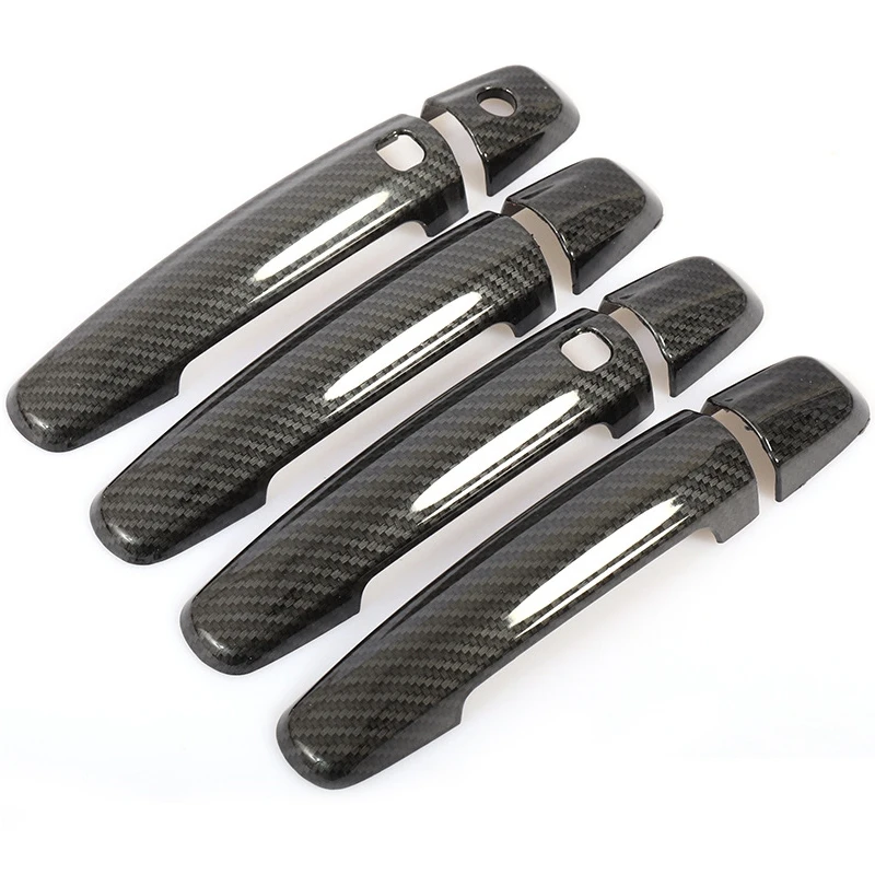 

Автомобильный ABS углеродного волокна Дверная Ручка хромированная Накладка для Сузуки Свифт Vitara S-CROSS 2012-2018 стайлинга автомобилей