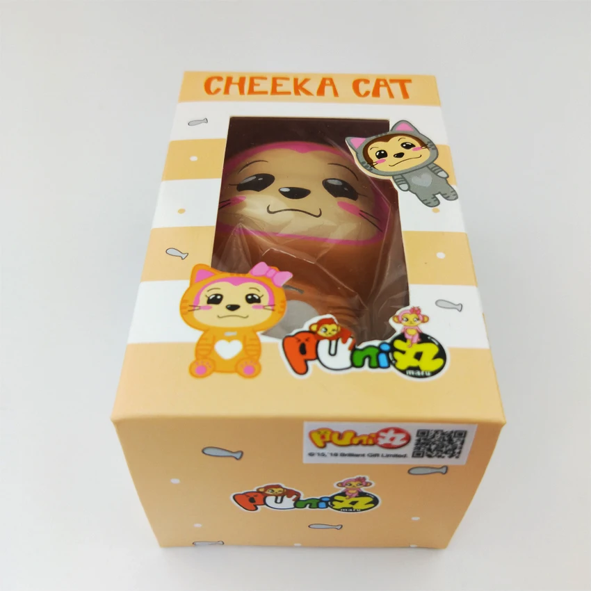 Punimaru Мягкое Животное кошка медленно поднимающаяся мягкая может сжимать Ароматические Детские декомпрессионные игрушки