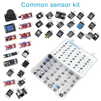 

37/45pcs Sensor Assortment Kit Module Starter for MCU Educ HJ55
