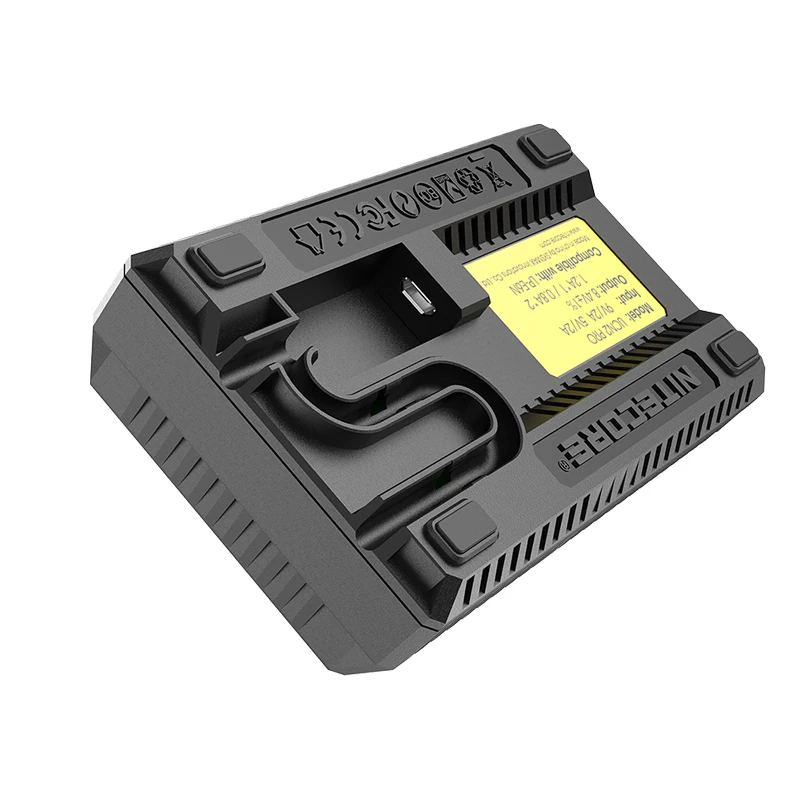 Nitecore UCN2 Pro Двойной слот USB QC LP-E6 LP-E6N зарядное устройство для Canon DSLR EOS 60D 5D3 7D 70D 5D Mark II SLR камера батарея