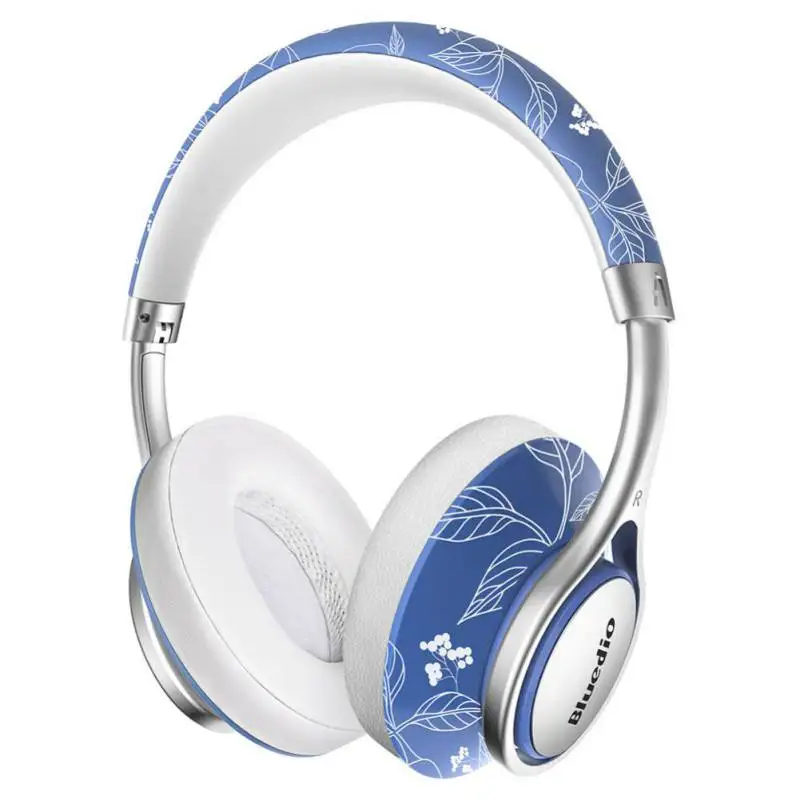 Граффити стиль Bluetooth наушники над ухом с Carring случае 3D стерео легкий Стильный беспроводной гарнитура с микрофоном - Цвет: L