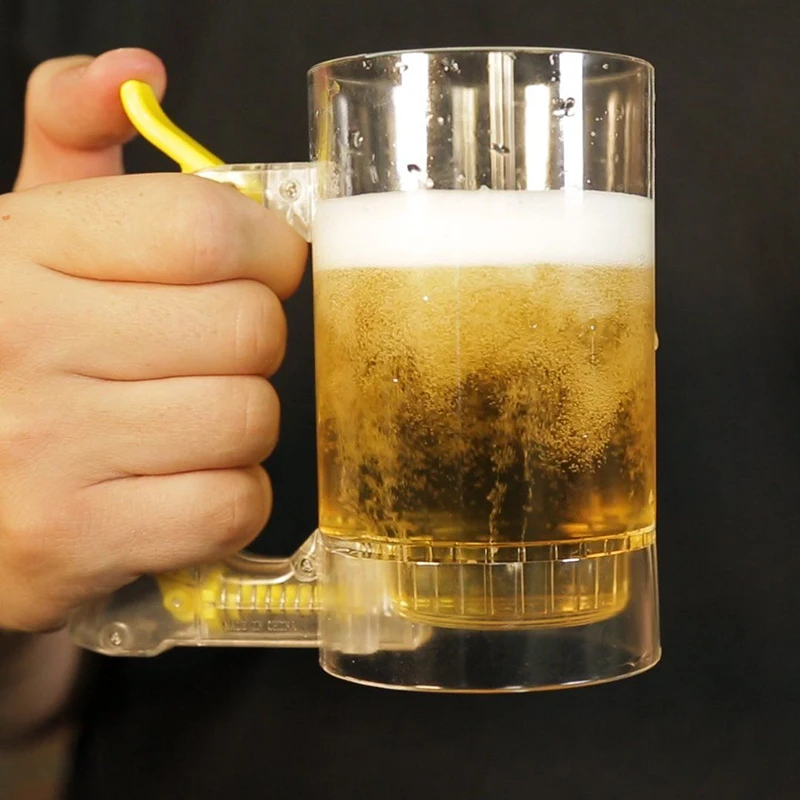 

New Bar Tool Accessories Beer Bubble Foaming Mug Cola Cup Beer Foam Maker Frothing Cup Beer Glass Party Supplies Beer Foamer Mug