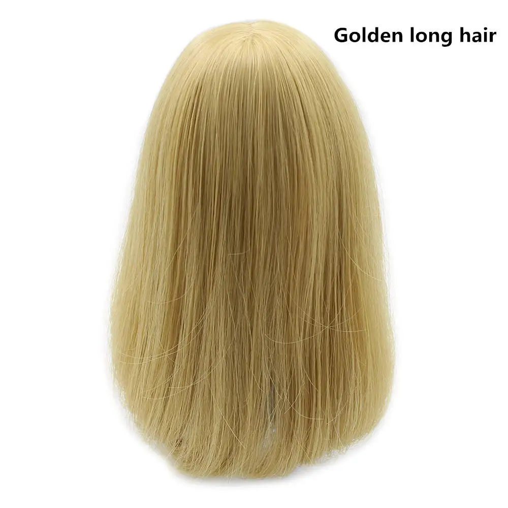 Fortune Days 1/4 BJD dolls wig in 7-8 inches Six kinds of wild hair golden brown black colour hair high quality gift - Цвет: like a picture