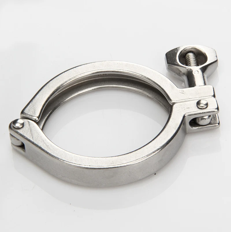 0.5" 0.75" 1" 1.5" 2" 2.5" 3" 4" 5" Tri Clamp SUS 304 Stainless Steel Sanitary Pipe Fitting For Home Brewing Beer