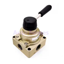 HV-02/03/04 Пневматический 4 способа 3 позиции рук воздух rotaryswitch клапан шиномонтажный станок с ручным управлением клапана