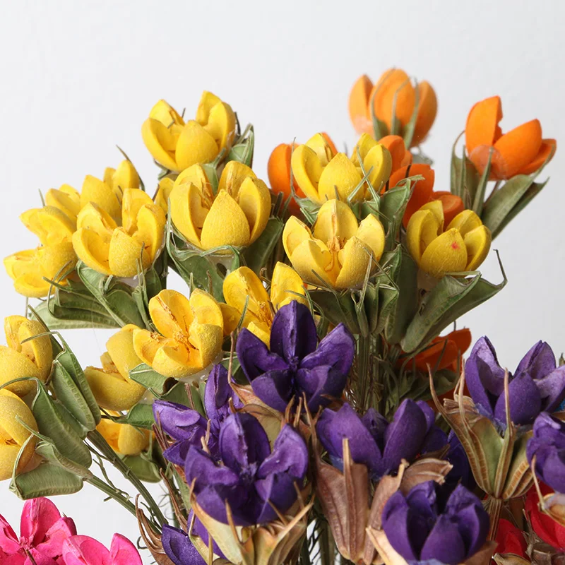 MiHuaGe 100 г/Букет восьмиугольных фисташек, сохраненные цветы, натуральные сухие цветы вечерние украшения для дома, декор на День святого Валентина
