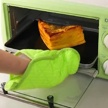 Прихватки для духовки, бытовая микроволновая печь, обеденный стол, термоизоляционные перчатки с высокой температурой