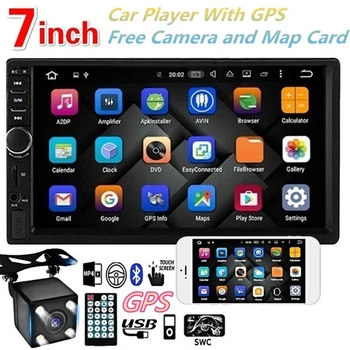 

Car Accessories Interior Bluetooth 7" HD 2Din Touch In Dash MP3 MP5 Radio Bluetooth TV Player GPS Navi Camera Ornaments