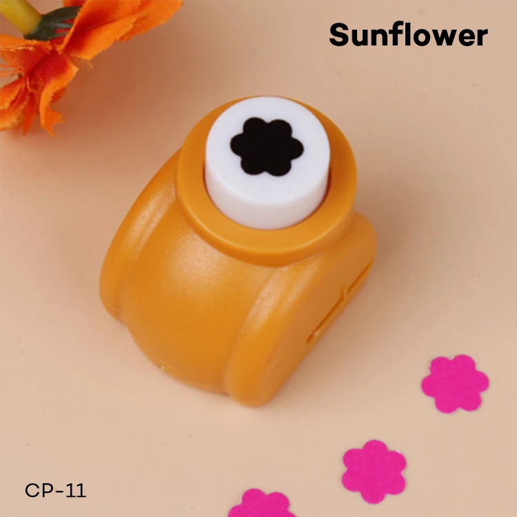 Sunflower 1 шт. Мини поделки для скрапбукинга ручной работы дырокол для открыток для поделок подарочная карта бумажный Дырокол CL-1203 - Цвет: Sunflower