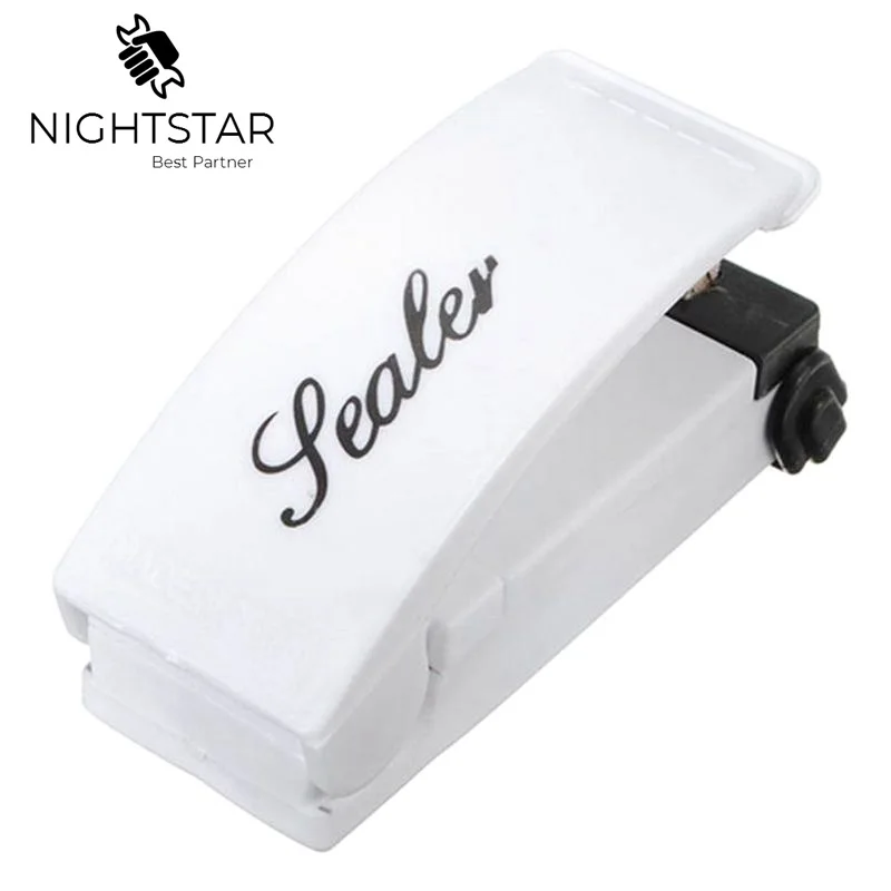 

Portable Mini Home Heat Sealing Machine Seal Packing Plastic Bag Sealer Home Daily Tools