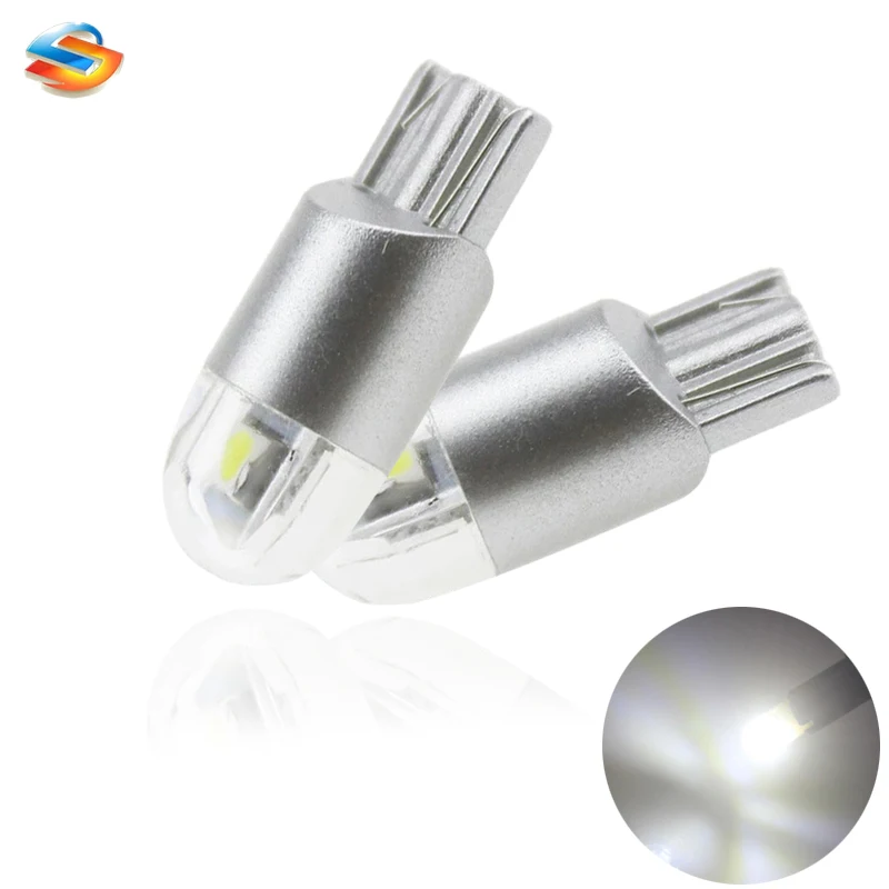 

50pcs T10 3030 2SMD LED For Car Trunk Bulb License Plate Lights Clearance Plate Parking Fog Auto Cars Lights 9V-30V