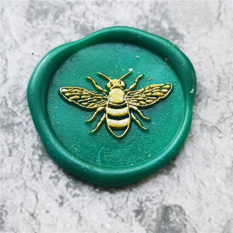 beestampcutebeesellobeewaxsealstampRetroWoodStampSealing