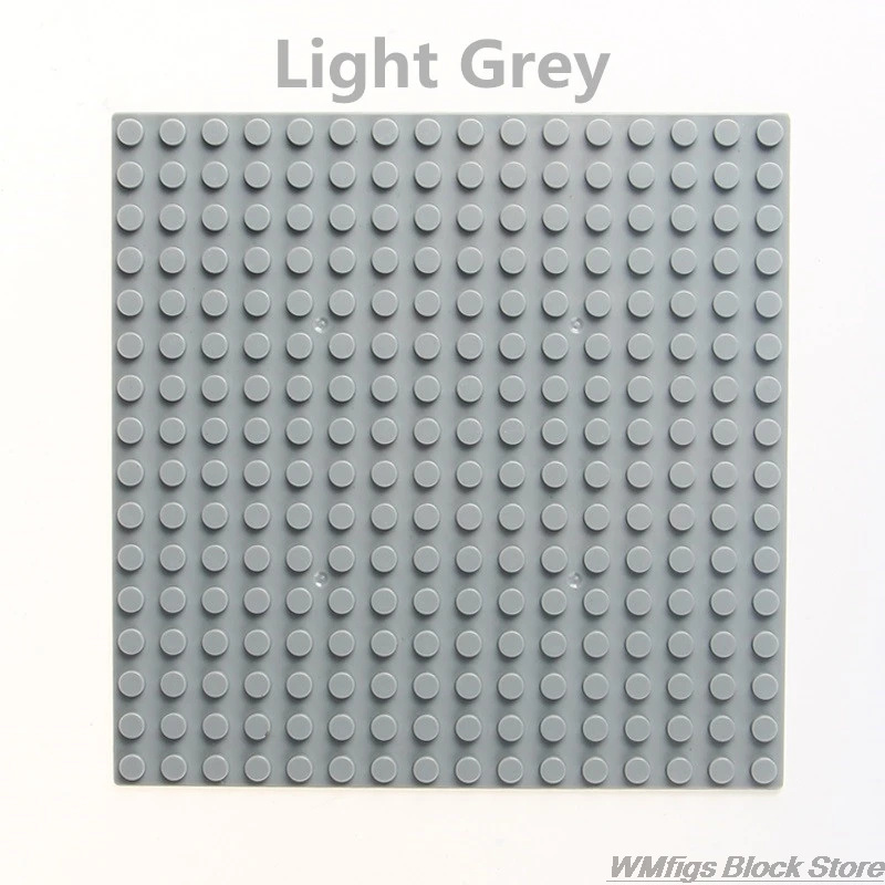 Базовая пластина 16*16 точек однотонная с фигурками строительные блоки игрушка для