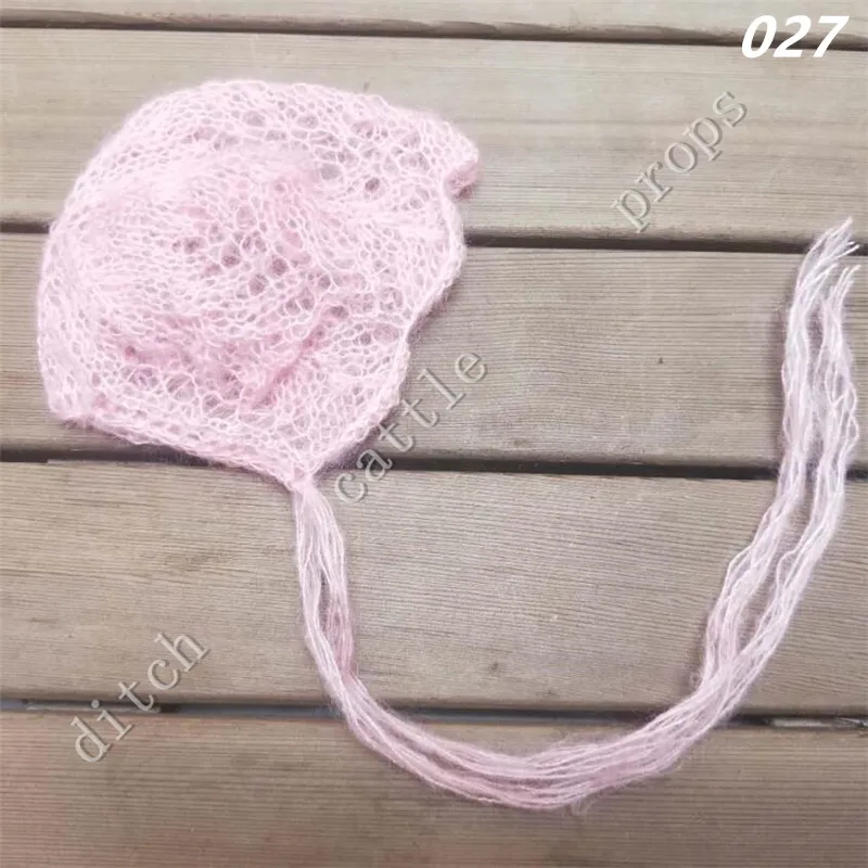 

Handcraft Baby Hand Knit Mohair Hat Newborn Photography Props Clothing Cap Bonnet