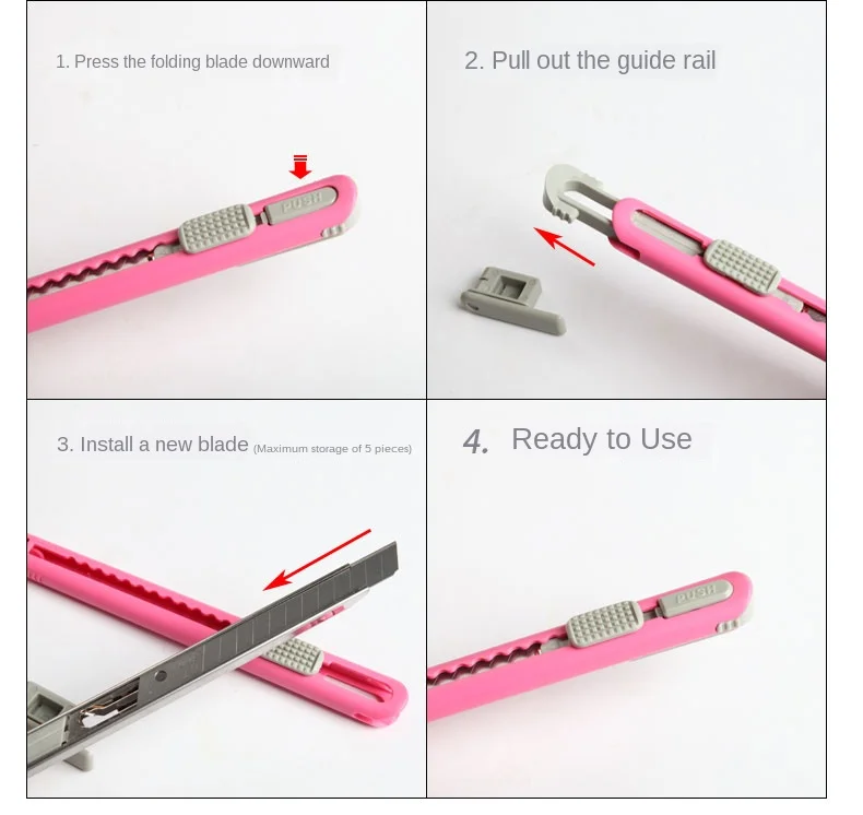 Japan NT Cutter A-551P 552P 553P  utility knife car foil knife does not hurt the glass degree 9mm small model car clothing