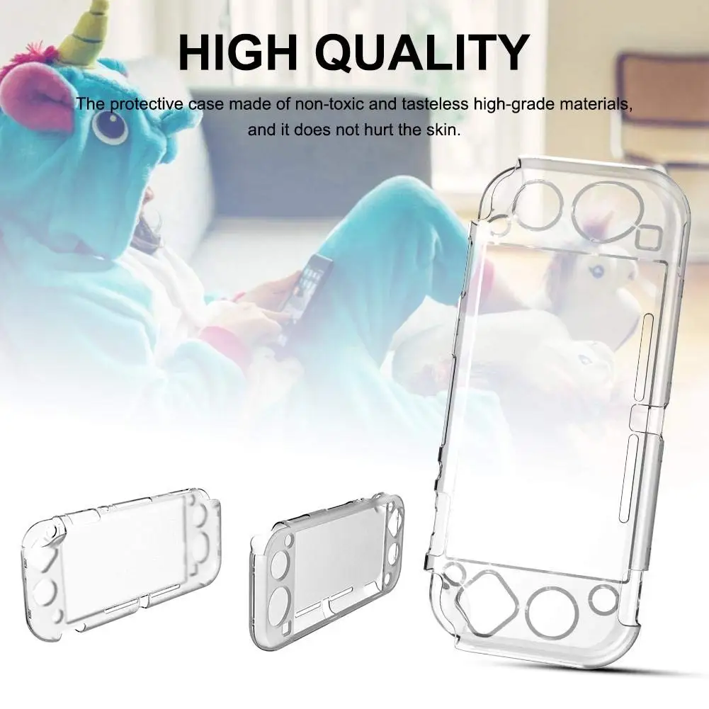 Защитный чехол прозрачный для nintendo Switch Lite Crystal case Чехол для игры защитная оболочка для n-переключателя мини консоль